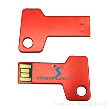USB Key Drive, 1GB to 32GB Memory Capacity, Supports USB1.1 and 2.0 Interfaces